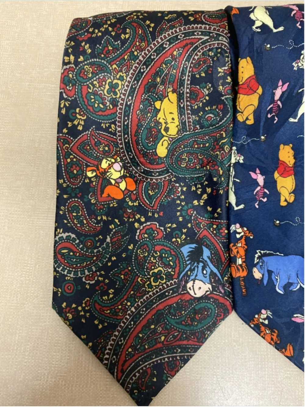 Lot Of 4 Winnie The Pooh Men's Neck Ties